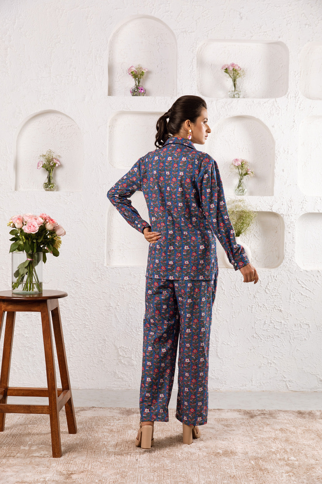 Dark Blue Coord Set OF 2