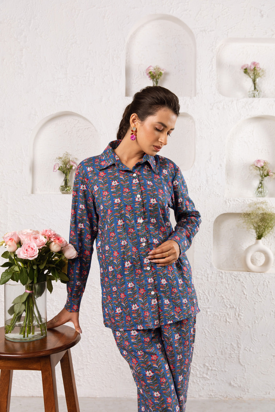 Dark Blue Coord Set OF 2