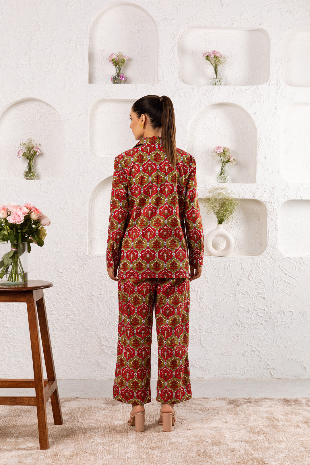 Mughal Red Co-ord Set of 2