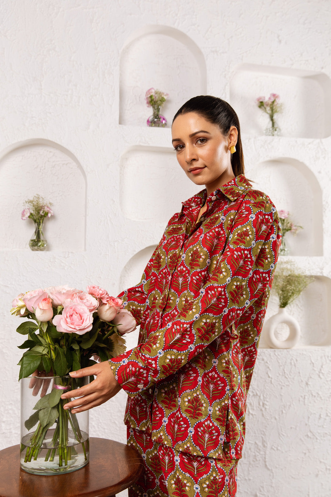 Mughal Red Co-ord Set of 2