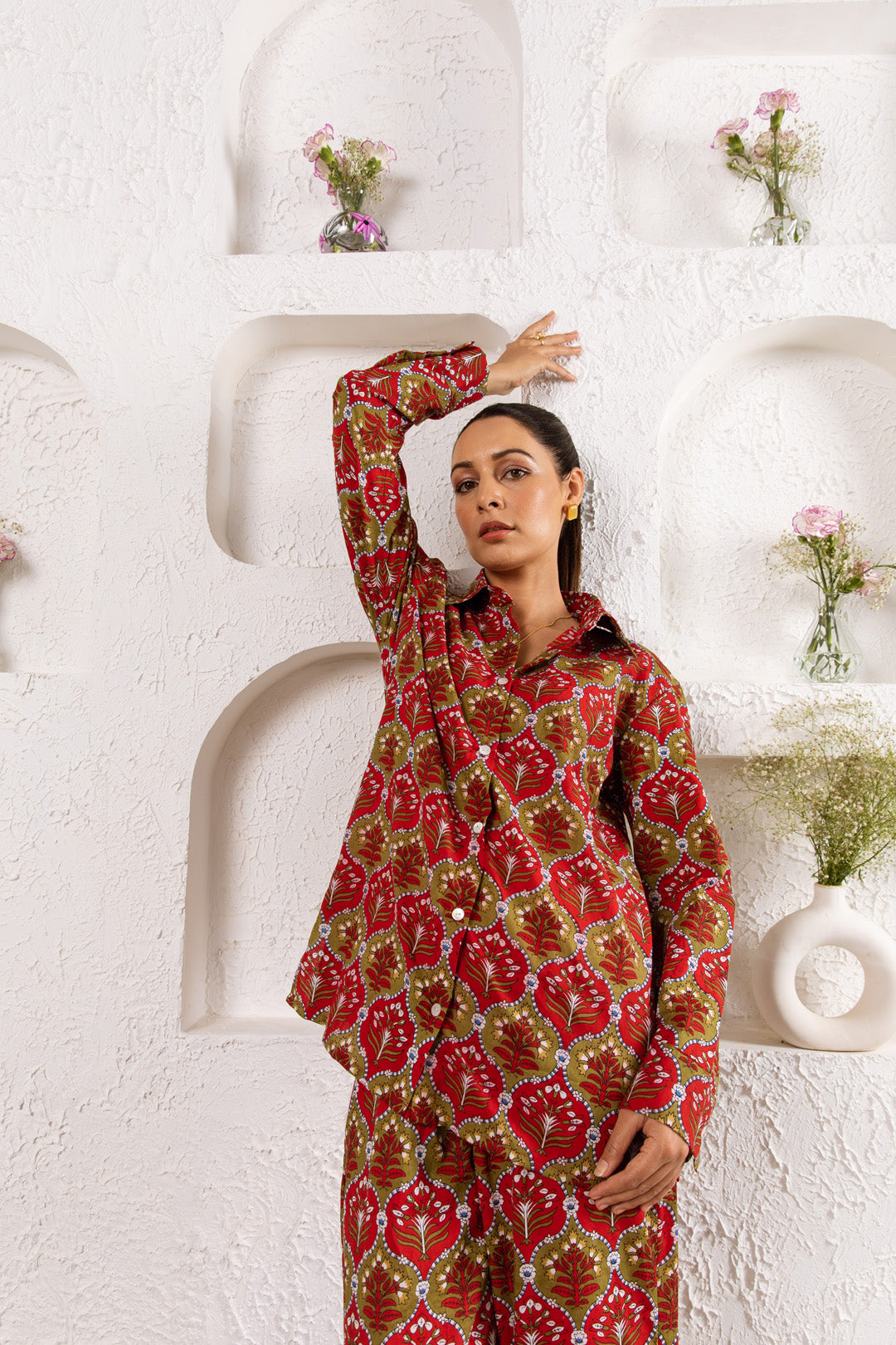 Mughal Red Co-ord Set of 2