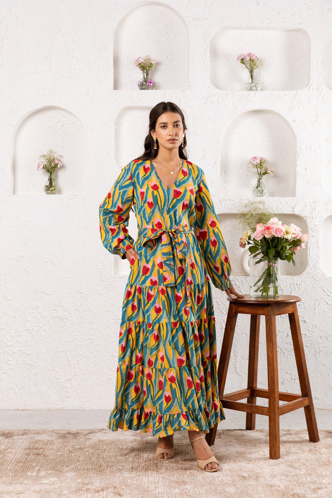 Tulip Floral Maxi
