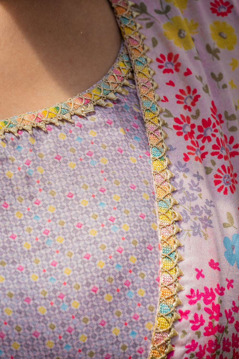 Mehfil Floral Jacket Set