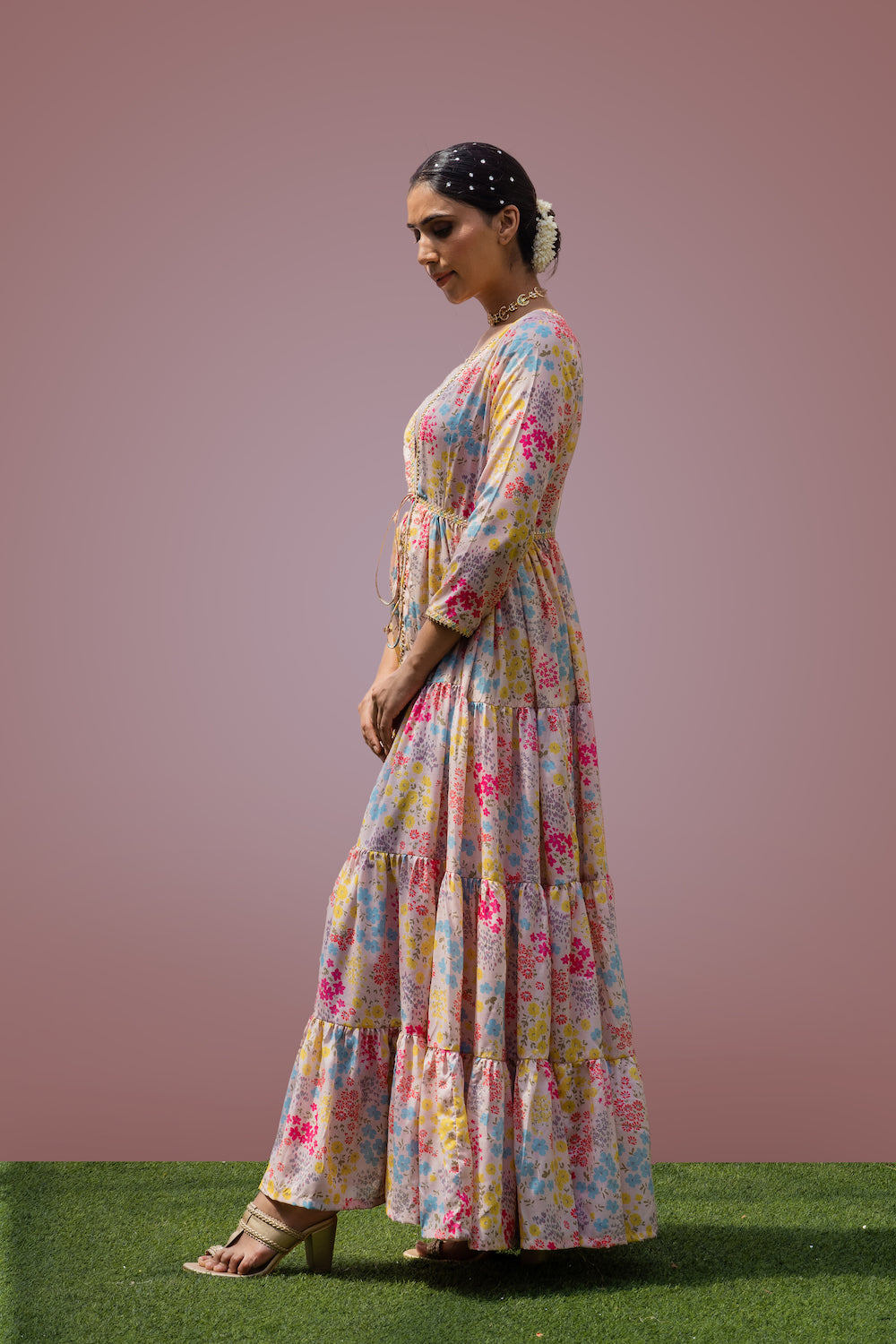 Mehfil Floral Jacket Set