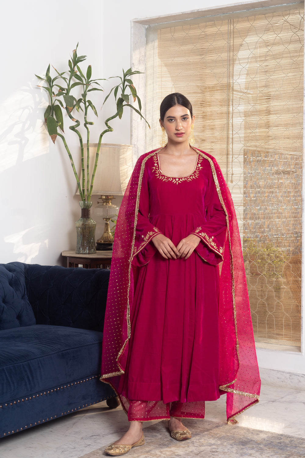 Khwabidah Rani Anarkali Set of 3