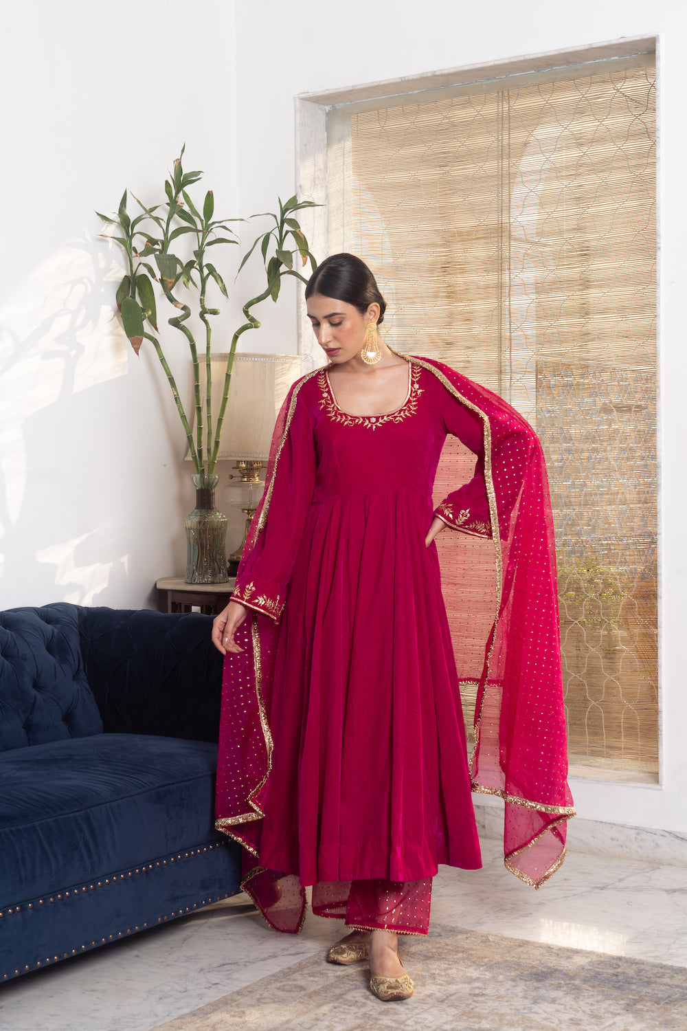 Khwabidah Rani Anarkali Set of 3