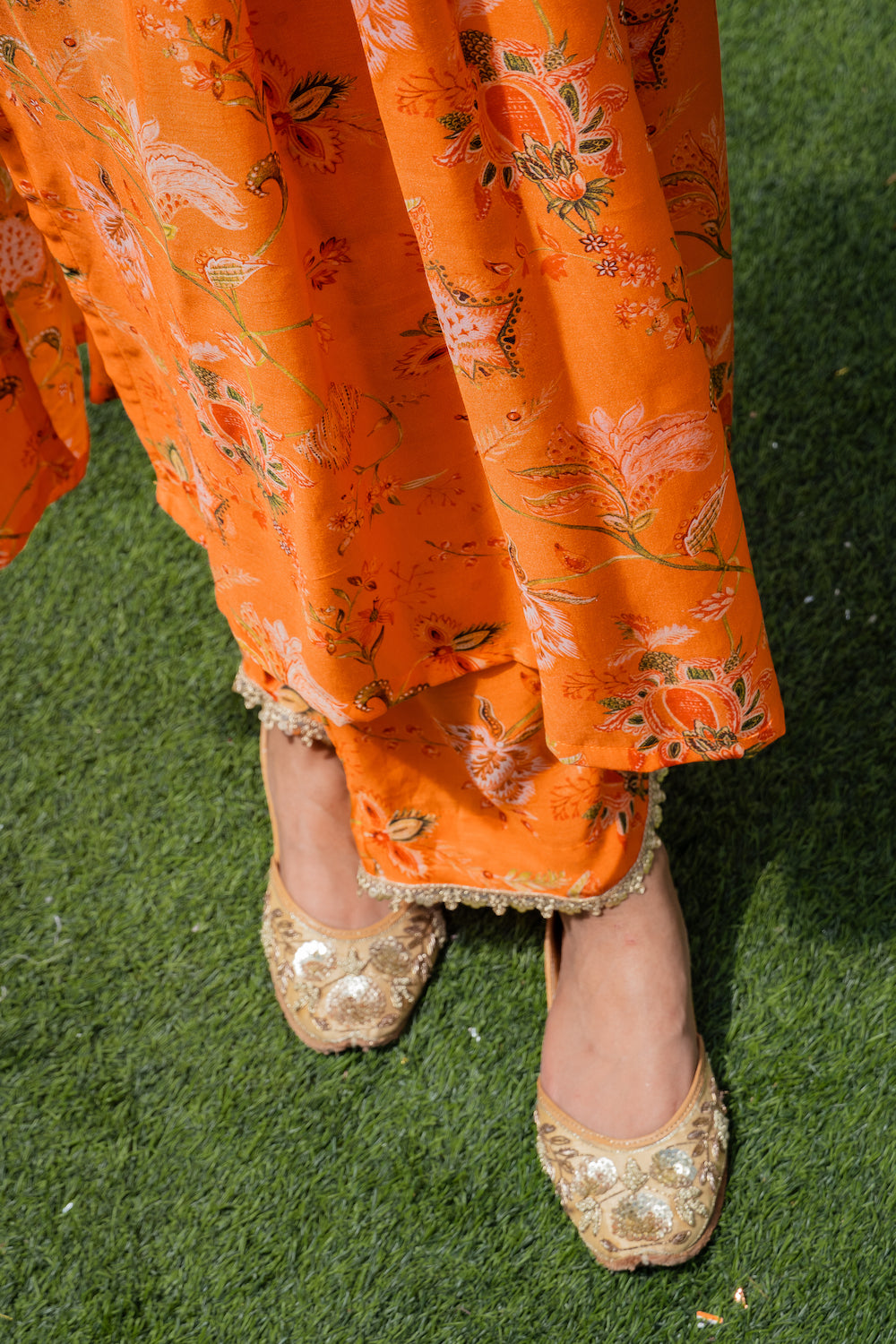 Mehfil Orange Twin Set