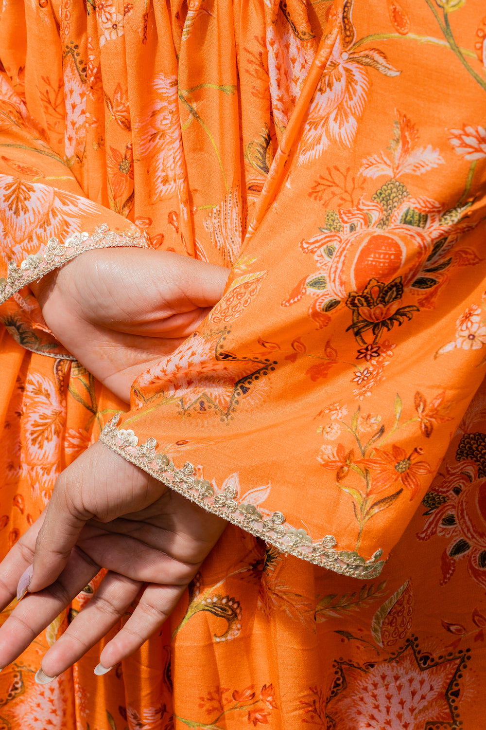 Mehfil Orange Twin Set